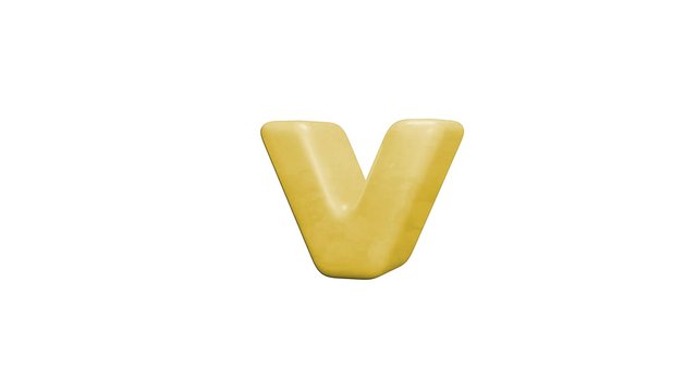 letra v
