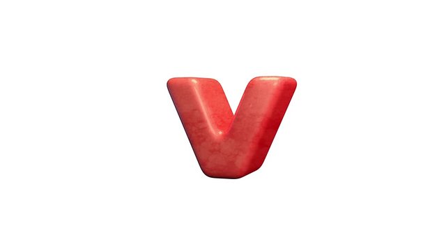 letra v