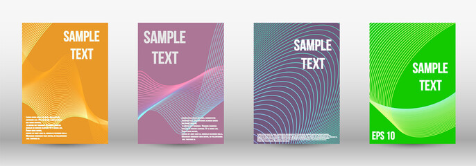 Geometric template with lines 