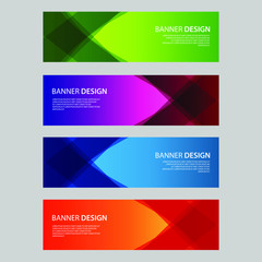 Vector Abstract design banner web template
