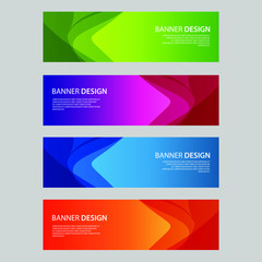 Vector Abstract design banner web template