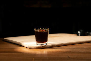  alcoholic cocktail bread in a glass 