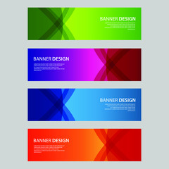 Vector Abstract design banner web template