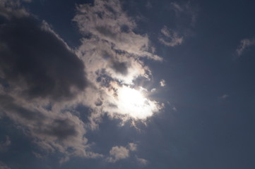 Obraz premium dramatic sky with clouds