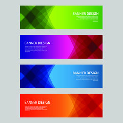 Fototapeta premium Vector Abstract design banner web template