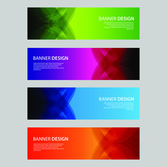 Vector Abstract design banner web template