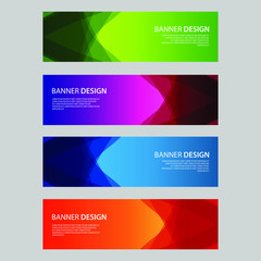 Vector Abstract design banner web template