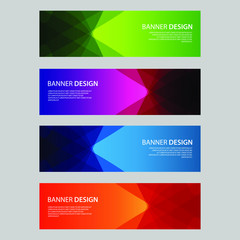 Vector Abstract design banner web template
