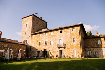 Fototapeta na wymiar castle in tuscany