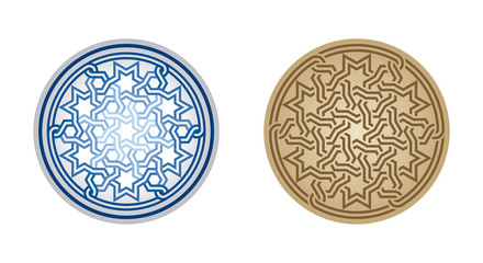 Arabic Ornament, Islamic pattern background, geometric, abstract, Vector illustration