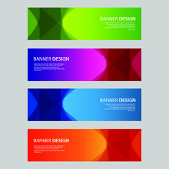 Vector Abstract design banner web template