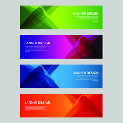 Vector Abstract design banner web template