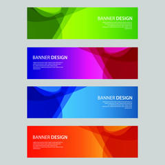 Vector Abstract design banner web template