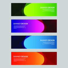Vector Abstract design banner web template