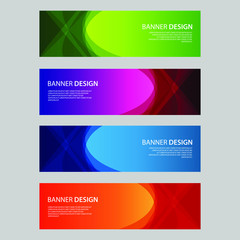 Vector Abstract design banner web template