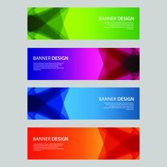 Vector Abstract design banner web template