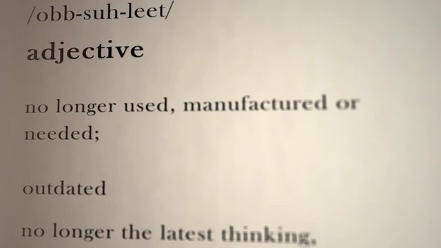 Obsolete Definition