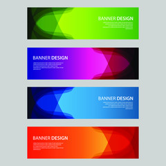 Vector Abstract design banner web template