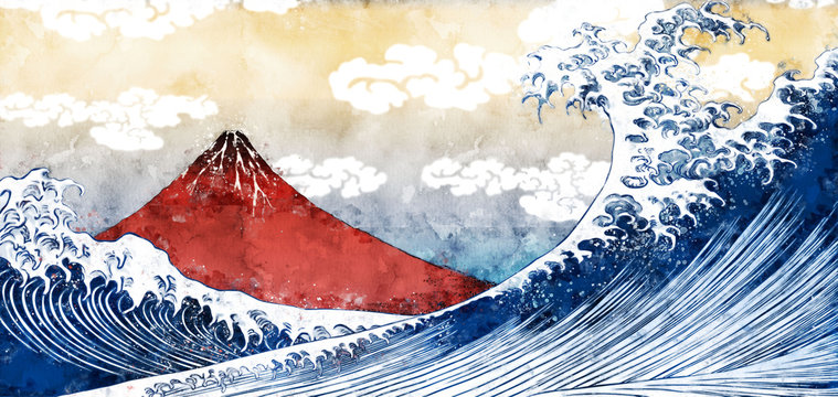 富嶽三十六景images Browse 849 Stock Photos Vectors And Video Adobe Stock