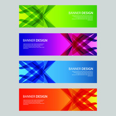 Vector Abstract design banner web template