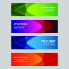 Vector Abstract design banner web template