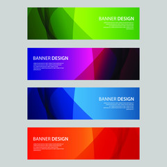 Vector Abstract design banner web template