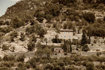 retrostyle of house in karpathos, greece