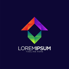 Abstract Logo For Media And Entertainment