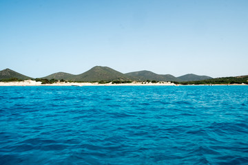 Fototapeta premium Spiaggia Porto Zafferano Cala Sardegna Sardinia Teulada