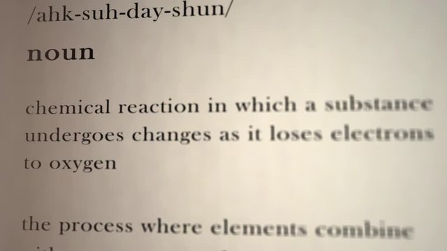 Oxidation Definition