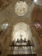 Impressive interior of the Cathedral of Burgos