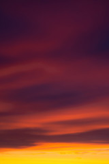 sunset gradient sky 