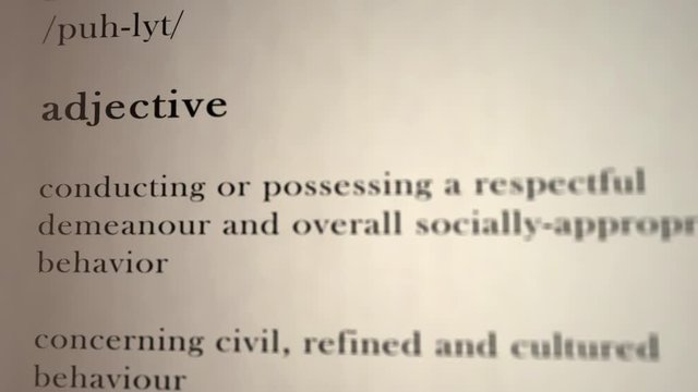 Polite Definition