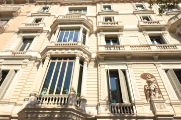 Facades in  Barcelona