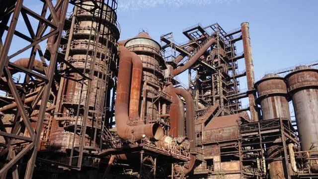 Closed metallurgical plant in Vitkovice (Ostrava). Czech Republic