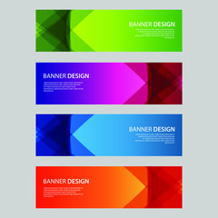 Vector Abstract design banner web template