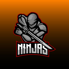 ninja e sports logo design