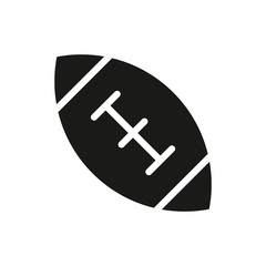 American football icon vector design template on white background