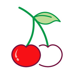 Cherry Icon Vector