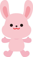 vector illustration of a rabbit