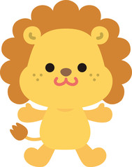 vector illustration of a Lion