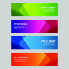 Vector Abstract design banner web template