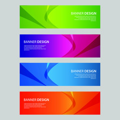 Vector Abstract design banner web template