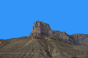 Fototapeta na wymiar El Capitan of Guadalupe Mountains National Park