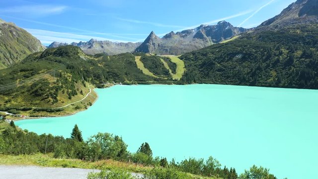 I take some aerial shots with my quadcopter in 4K - 3840x2160 on my hiking/vacation trip to Stausee Kops - Vorarlberg - Austria