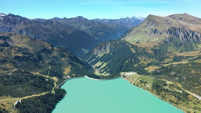 I take some aerial shots with my quadcopter in 4K - 3840x2160 on my hiking/vacation trip to Stausee Kops - Vorarlberg - Austria