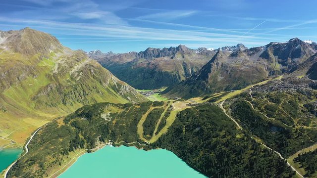 I take some aerial shots with my quadcopter in 4K - 3840x2160 on my hiking/vacation trip to Stausee Kops - Vorarlberg - Austria