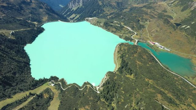I take some aerial shots with my quadcopter in 4K - 3840x2160 on my hiking/vacation trip to Stausee Kops - Vorarlberg - Austria