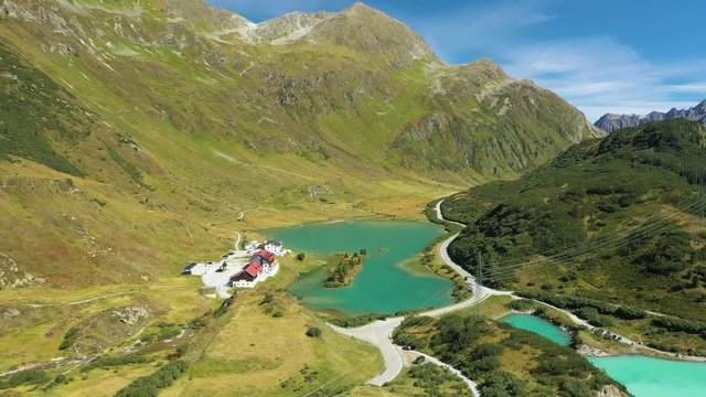 I take some aerial shots with my quadcopter in 4K - 3840x2160 on my hiking/vacation trip to Stausee Kops - Vorarlberg - Austria