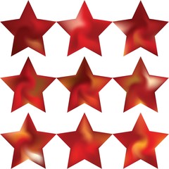 Kit of pentagram abstract backgrounds.